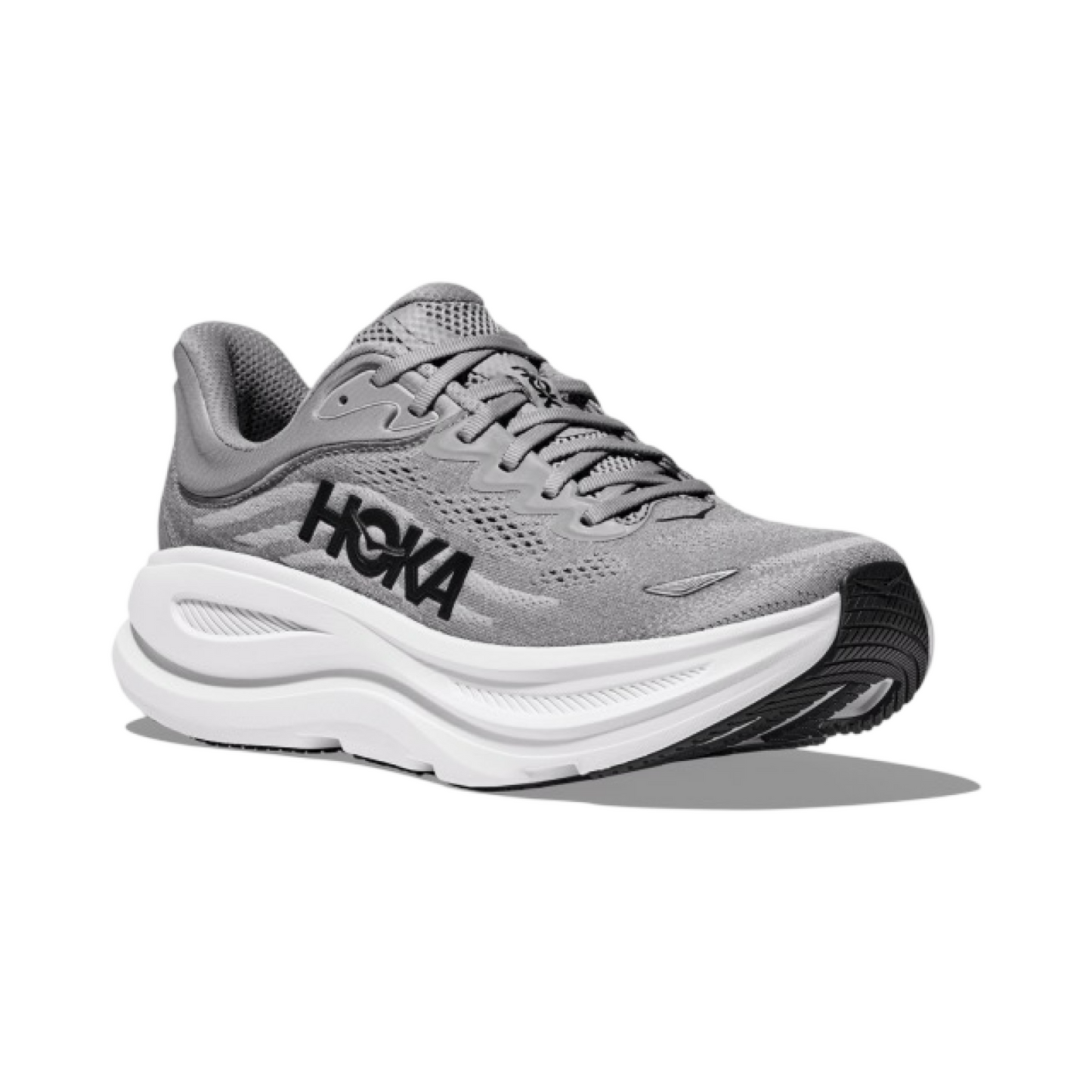 Men's Hoka Bondi 9 2E Width Galactic Grey Stellar Grey