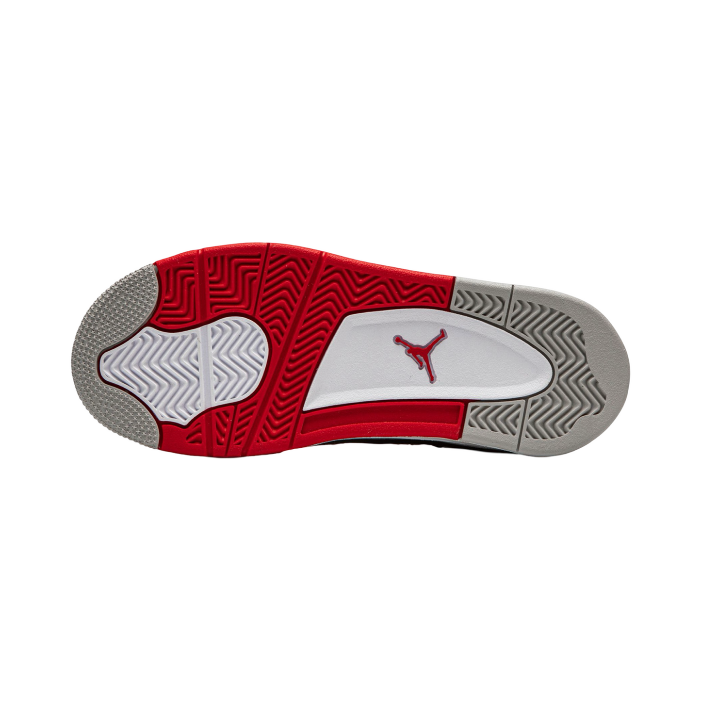 Kids Air Jordan 4 Retro Fire Red (2020) PS White Black Tech Grey Fire Red 11c