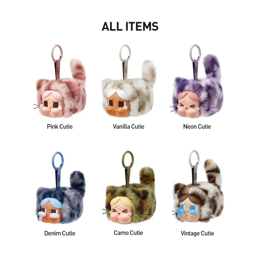 POP MART CRYBABY Wild But Cute Series Vinyl Plush Pendant Blind Box (Single)