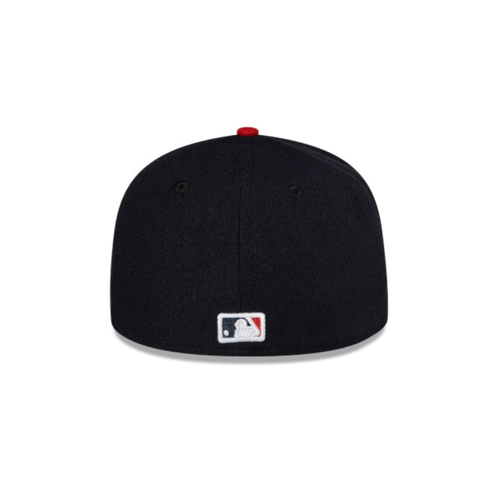 New Era 59Fifty Atlanta Braves Fitted Cap Navy Red