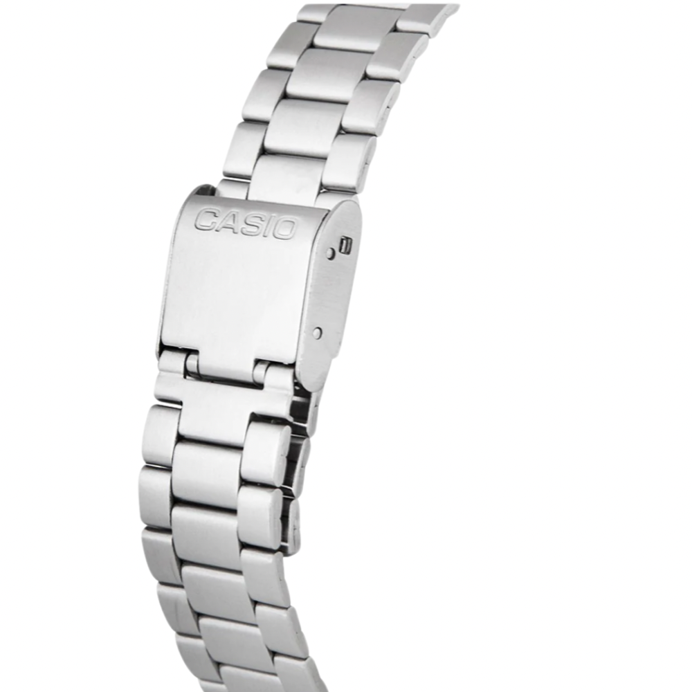 Men's Casio Quartz Duo Trendy Dual Time Watch AQ230A-1D Silver Black