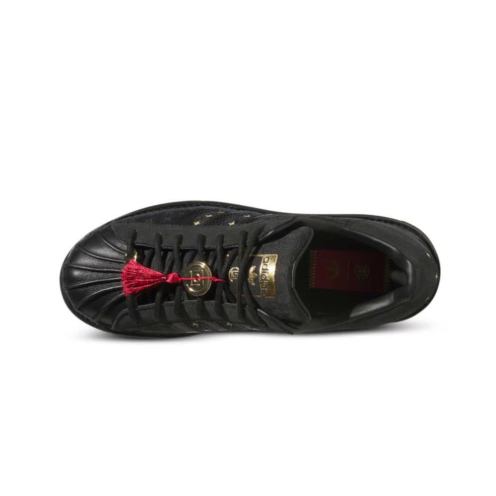Adidas Superstar CLOT by Edison Chen Chinese New Year Core Black Carbon Gold Metallic