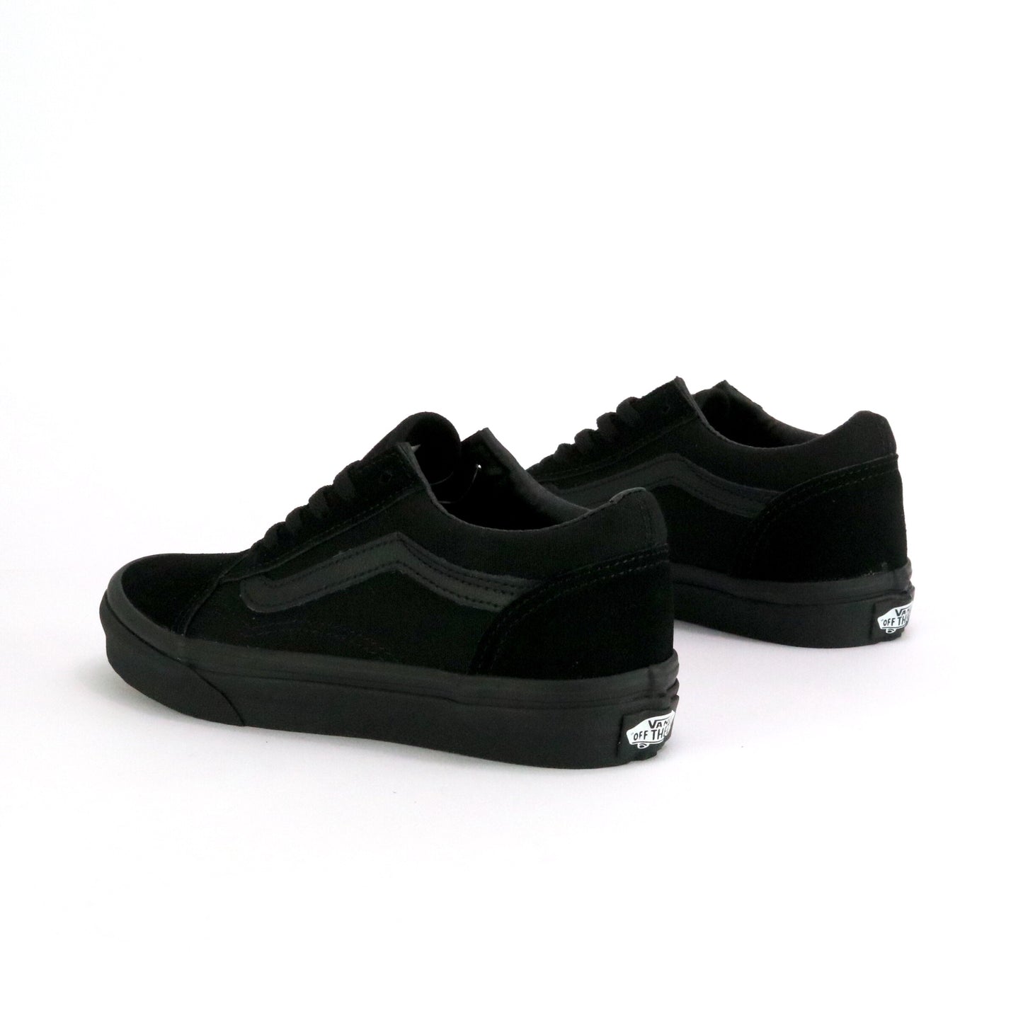 Vans Kids Old Skool Black Black Suede