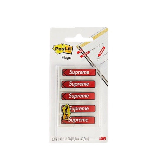 Supreme Post-it Flags Red