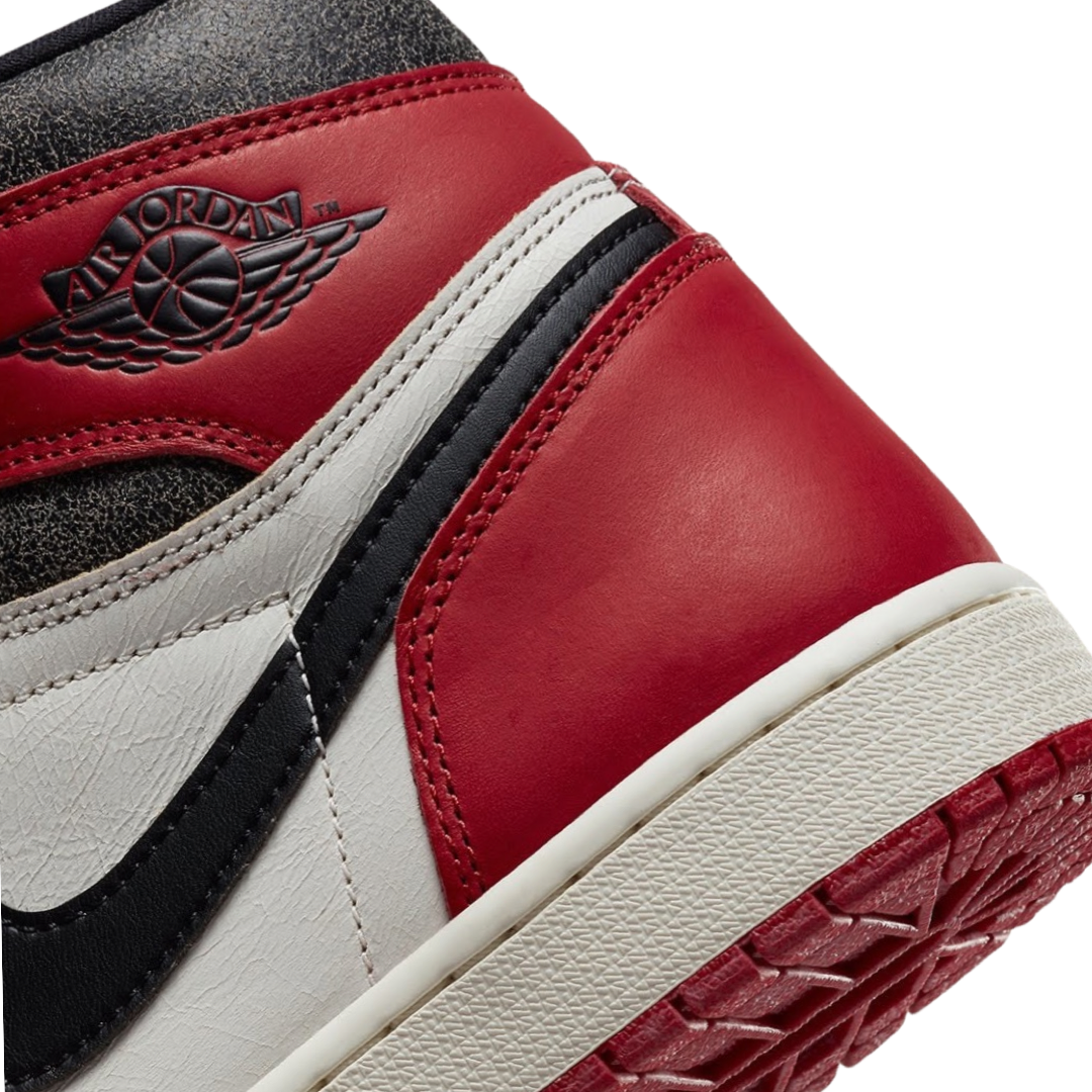 Air Jordan 1 High OG Retro GS Lost and Found Varsity Red Black Sail Muslin