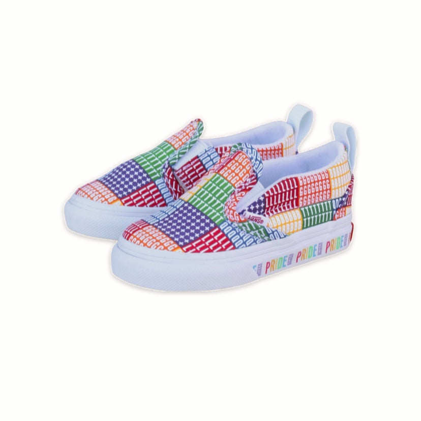 Toddler Classic Slip On Pride LGBT+ by Vans