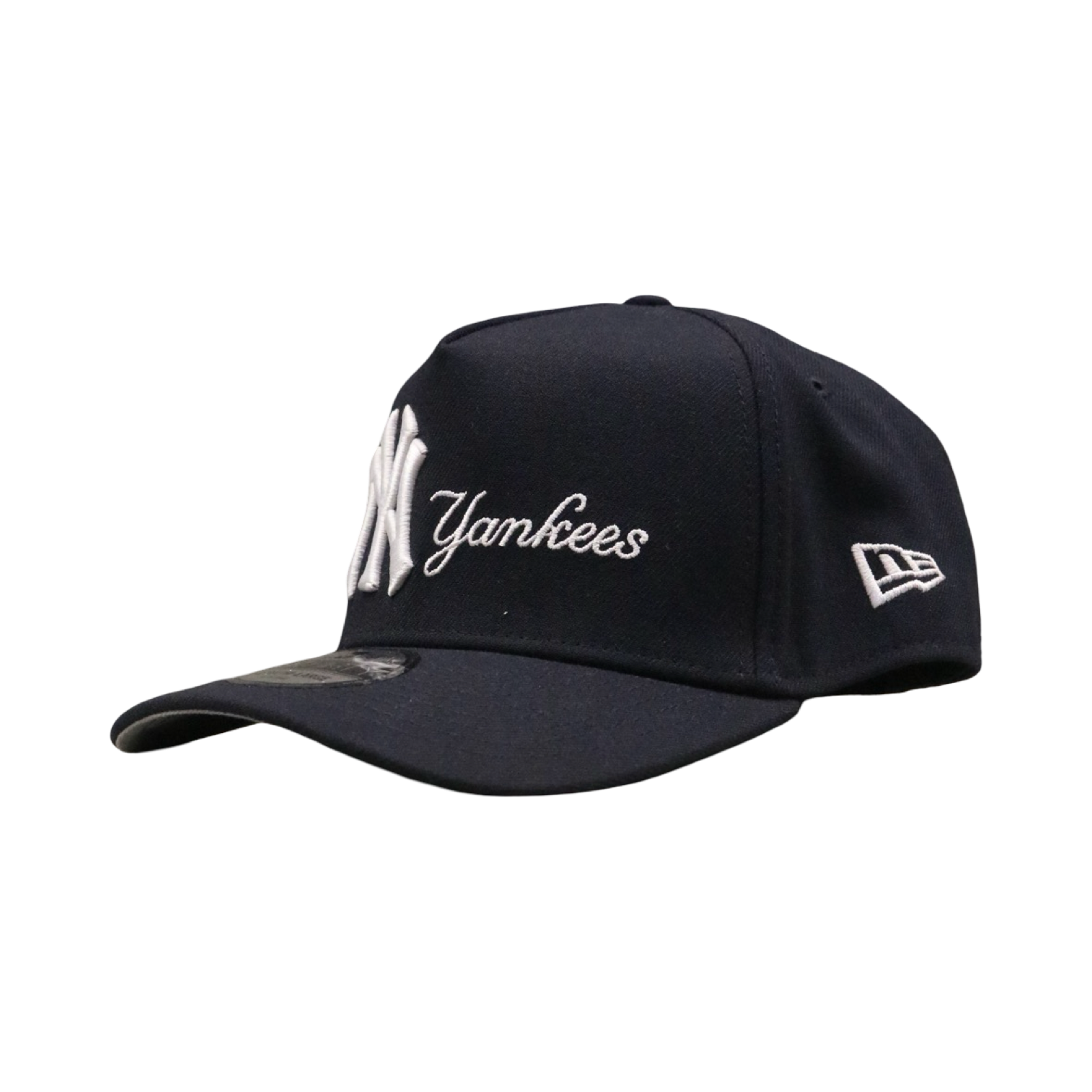 New Era 3930 AFrame Double Logo New York Yankees Cap Navy White