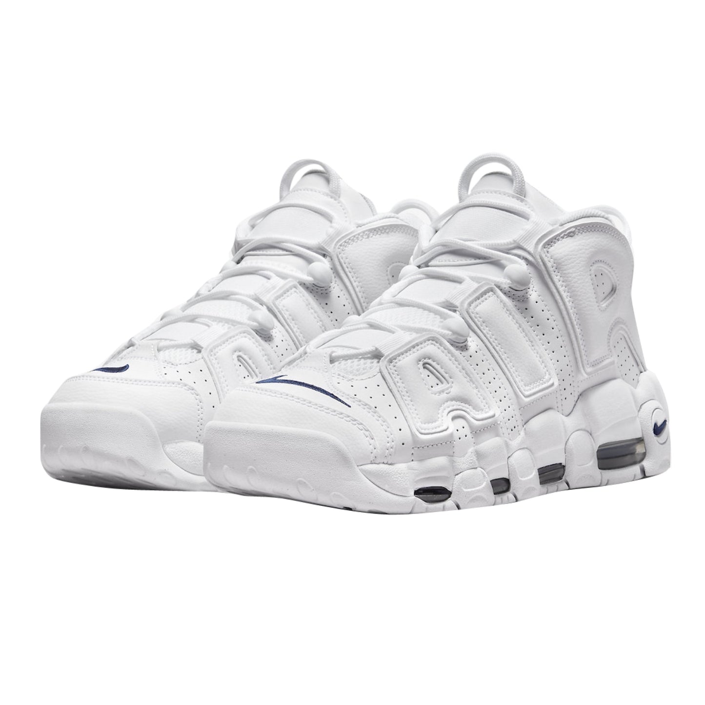 Nike Air More Uptempo White Midnight Navy (GS)