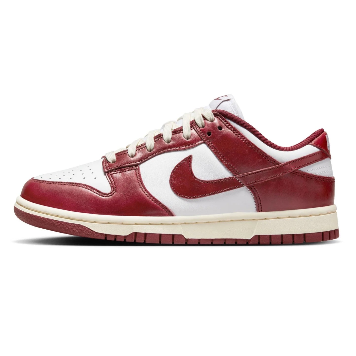 Women's Nike Dunk Low PRM Vintage Team Red White Coconut Milk