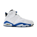 Air Jordan 6 Retro Sport Blue White Sports Blue Black 384664-107
