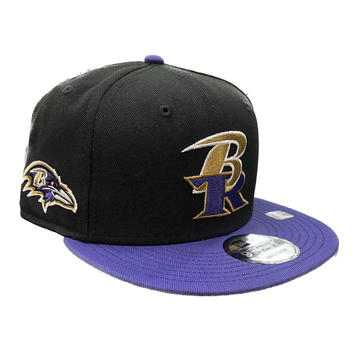 New Era 950 NFL Originals Baltimore Ravens Official Team Colors Purple Gold Black