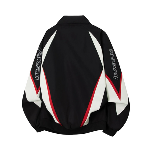 Kawasaki Racing Jacket Black White Red