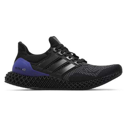 Adidas Ultra 4D Black Purple Core Black Gold Metallic