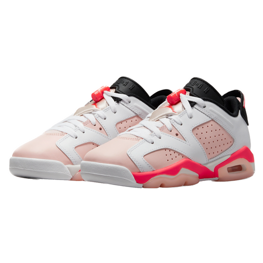 Air Jordan 6 Retro Low (GS) Atmosphere White Atmosphere Infrared 23 Black