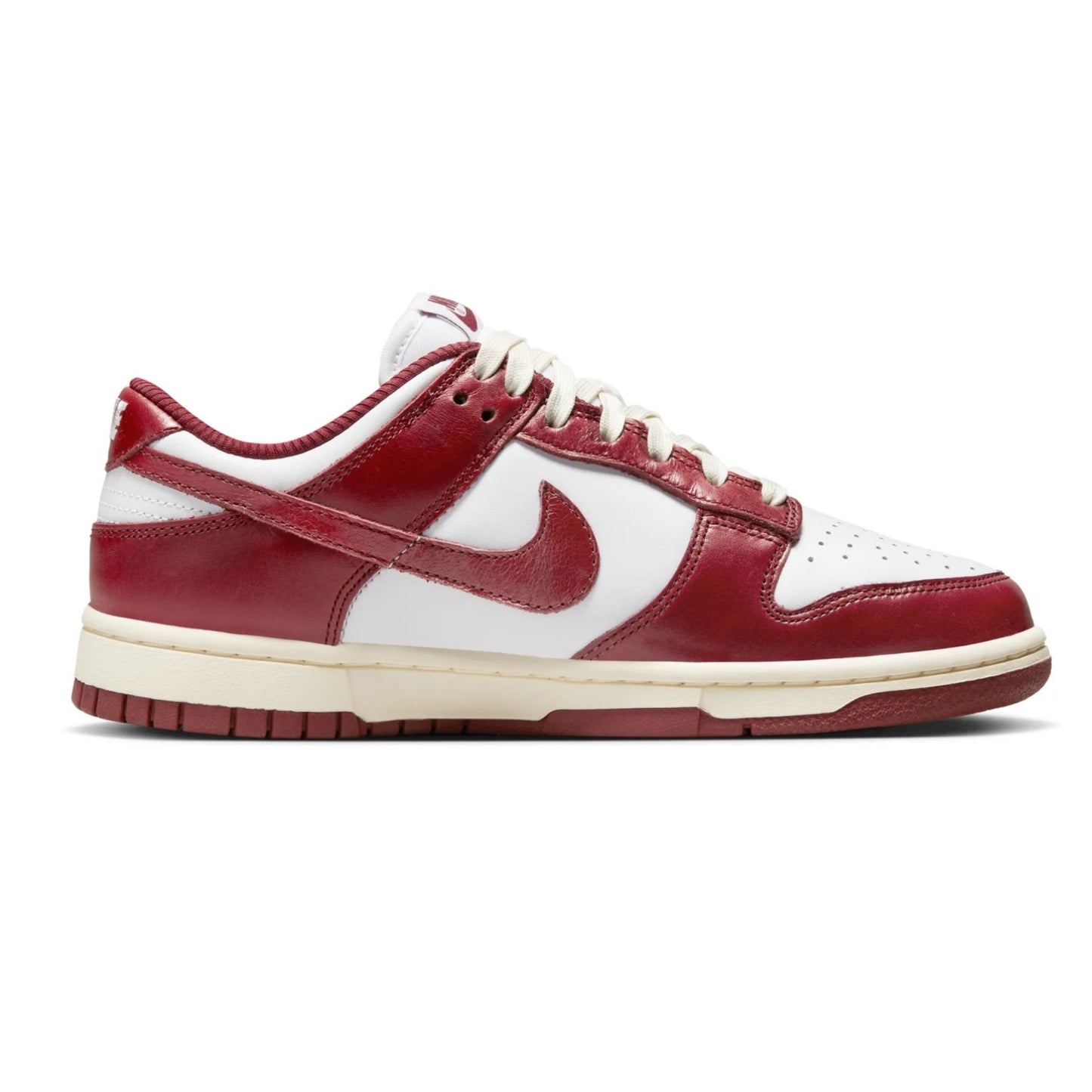 Women's Nike Dunk Low PRM Vintage Team Red White Coconut Milk