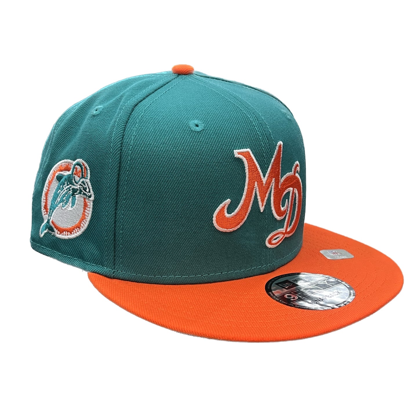 New Era 950 NFL Originals Miami Dolphins Orange Aqua