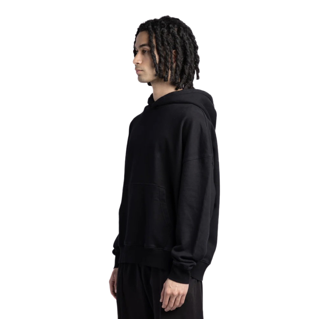 Cabinet Noir x Banx 10th Anniversary Oversized Pullover Hoodie Black Black Font Logo