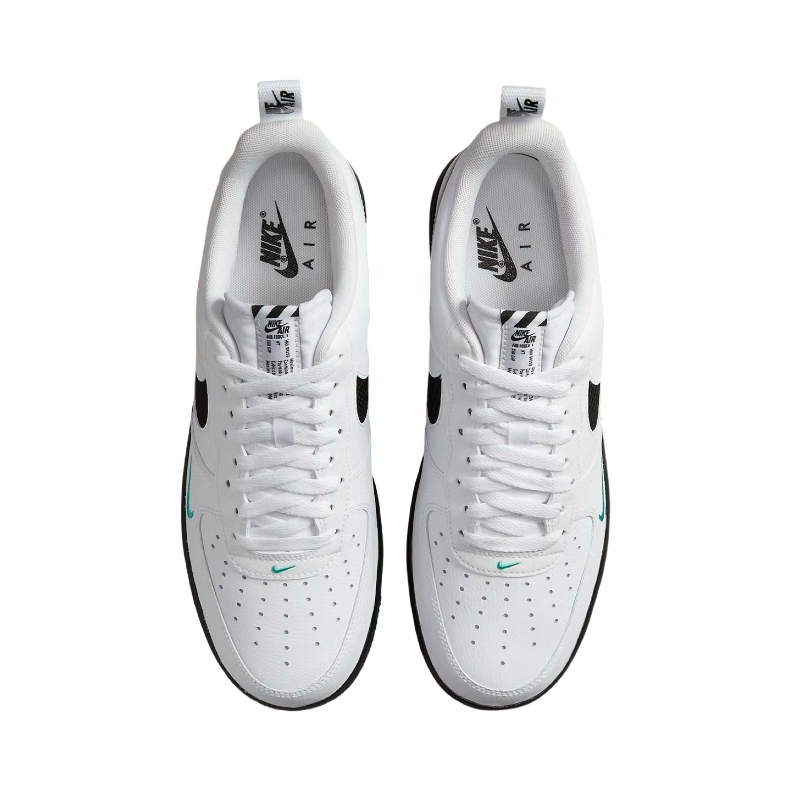 Nike Air Force 1 07 LV8 White Black Teal