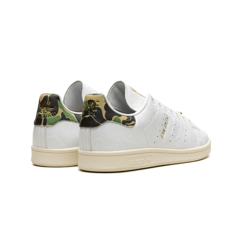 Adidas Stan Smith Bape 30th Anniversary White Cloud White