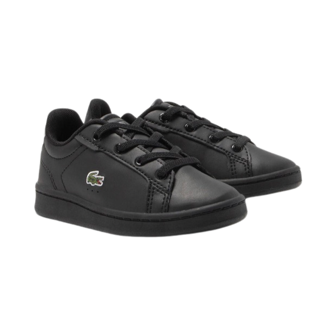 Toddler Lacoste Carnaby Black Black Grey Sneakers