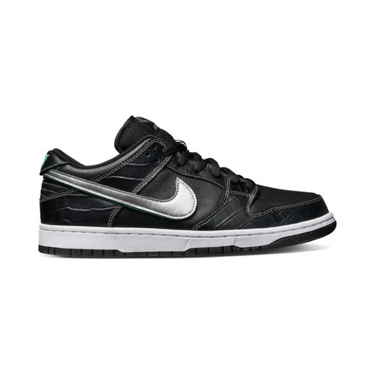 Nike SB Dunk Low Diamond Supply Co. Black Diamond Black Chrome Tropical Twist