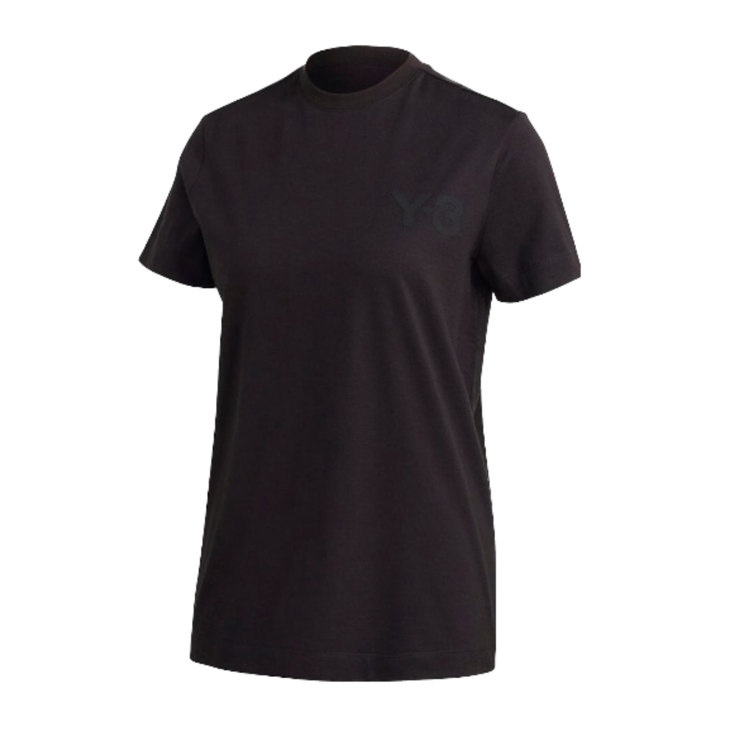 Women's Y-3 Classic Chest Black Logo Tee