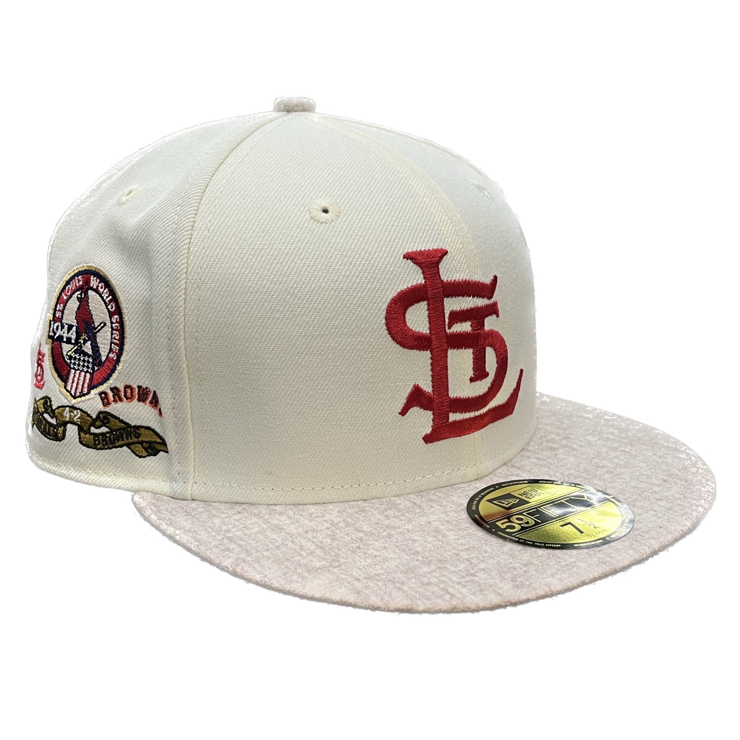 New Era 5950 Match-Up Series St. Louis Cardinals vs St. Louis Browns Chambray Red