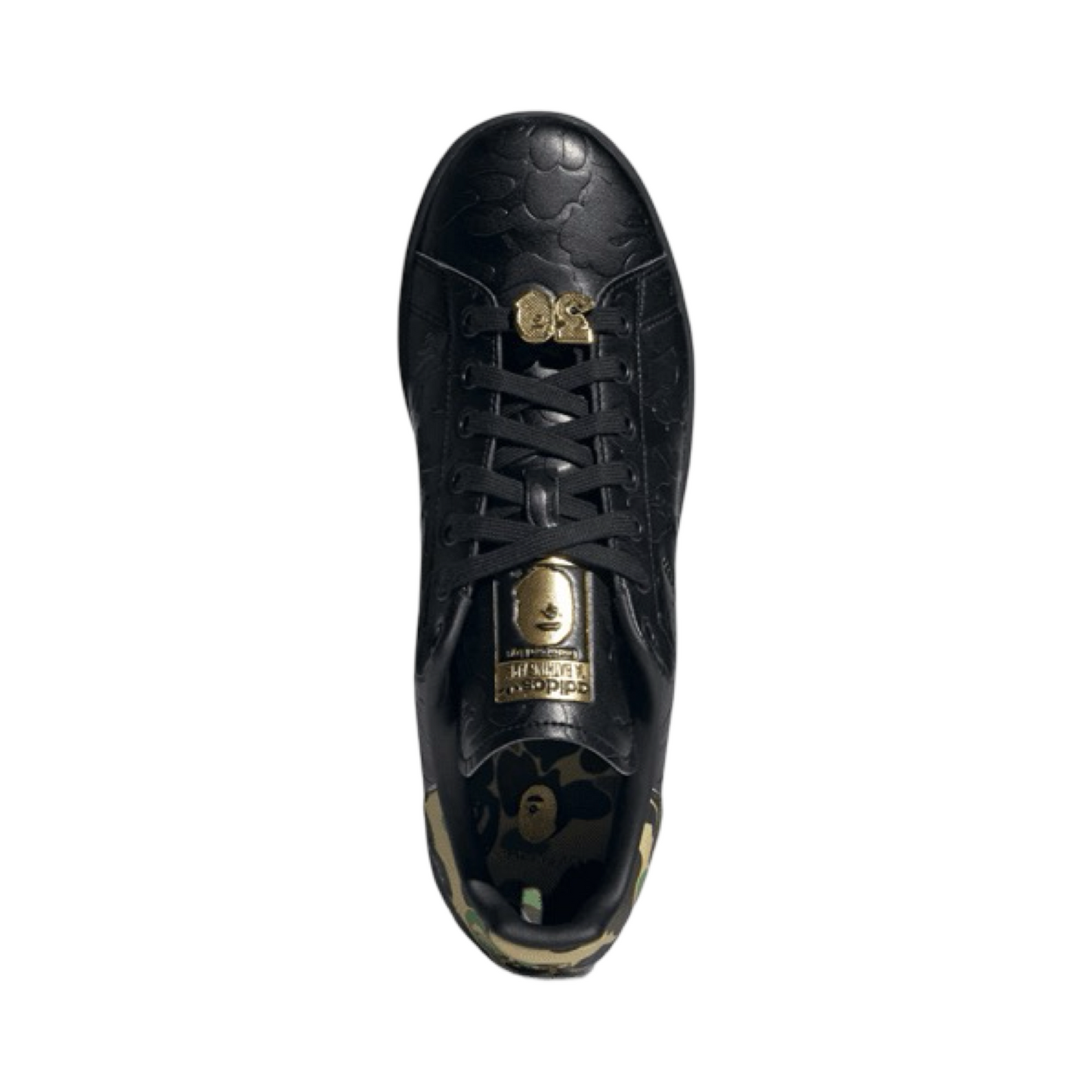 Adidas Stan Smith Bape 30th Anniversary Black Gold Black