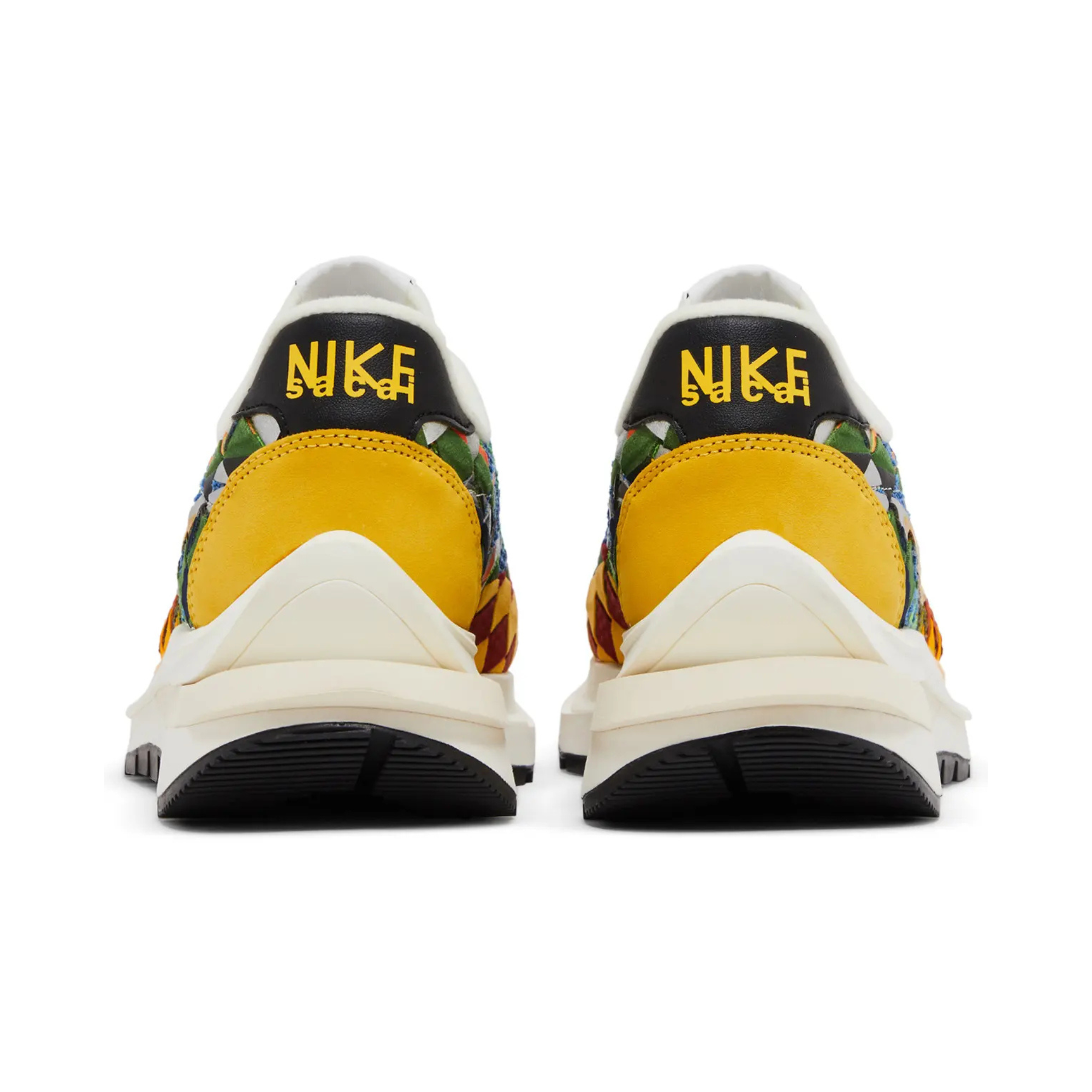 Nike VaporWaffle Woven Sacai Jean Paul Gaultier Green Gusto Safety Orange Sail