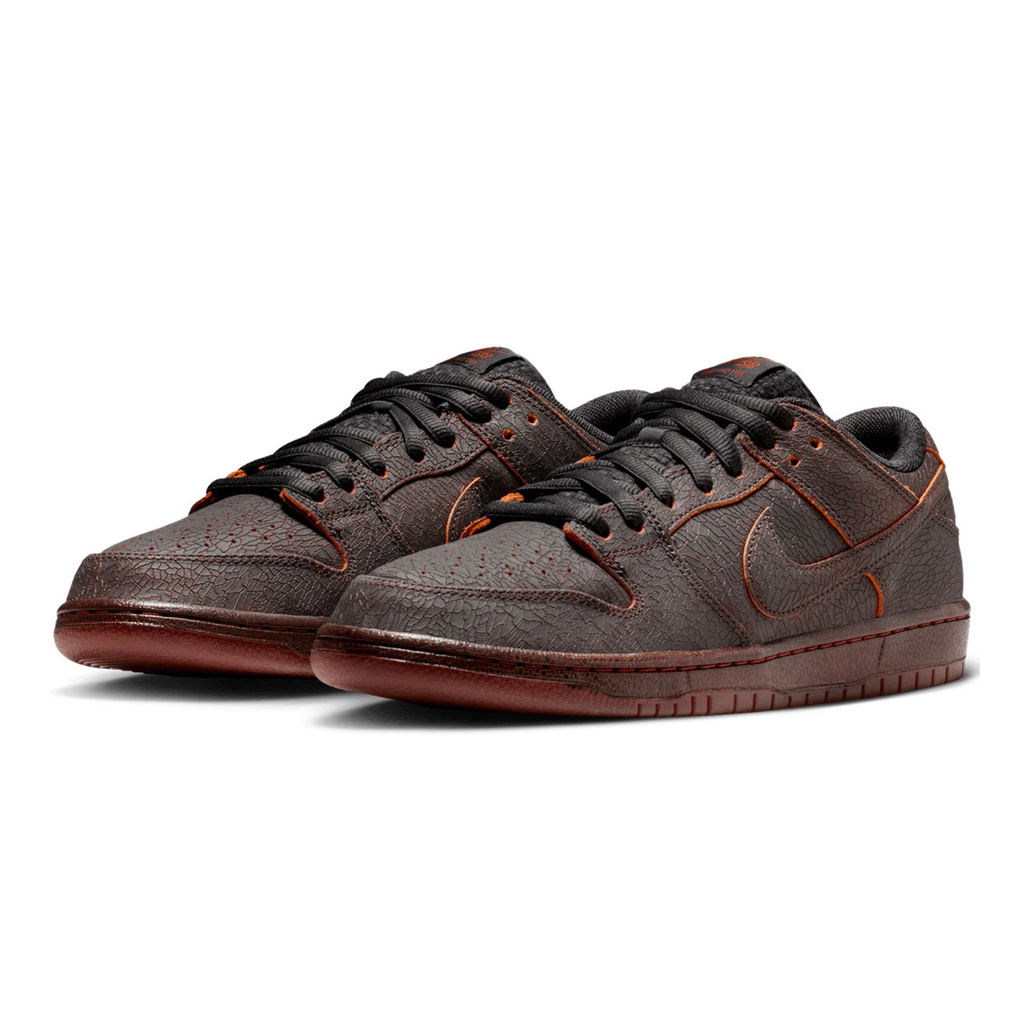 Nike SB Dunk Low Pro PRM Krampus Dark Smoke Grey Campfire Orange