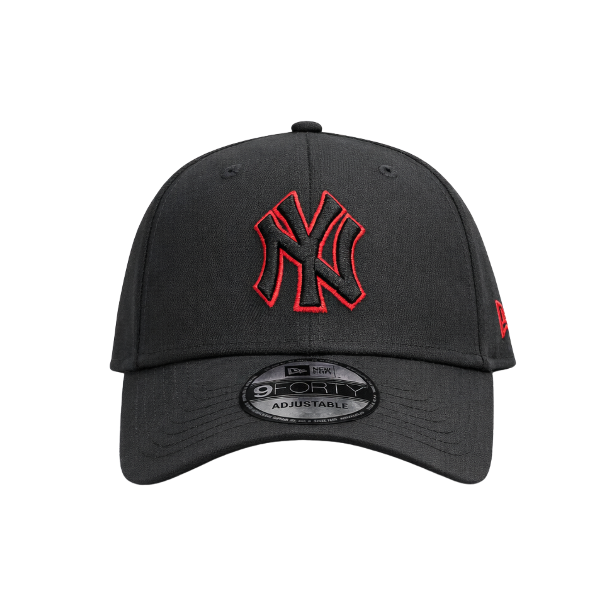 New Era 940 Pre Curved Snapback New York Yankees Black Scarlet Red Cap