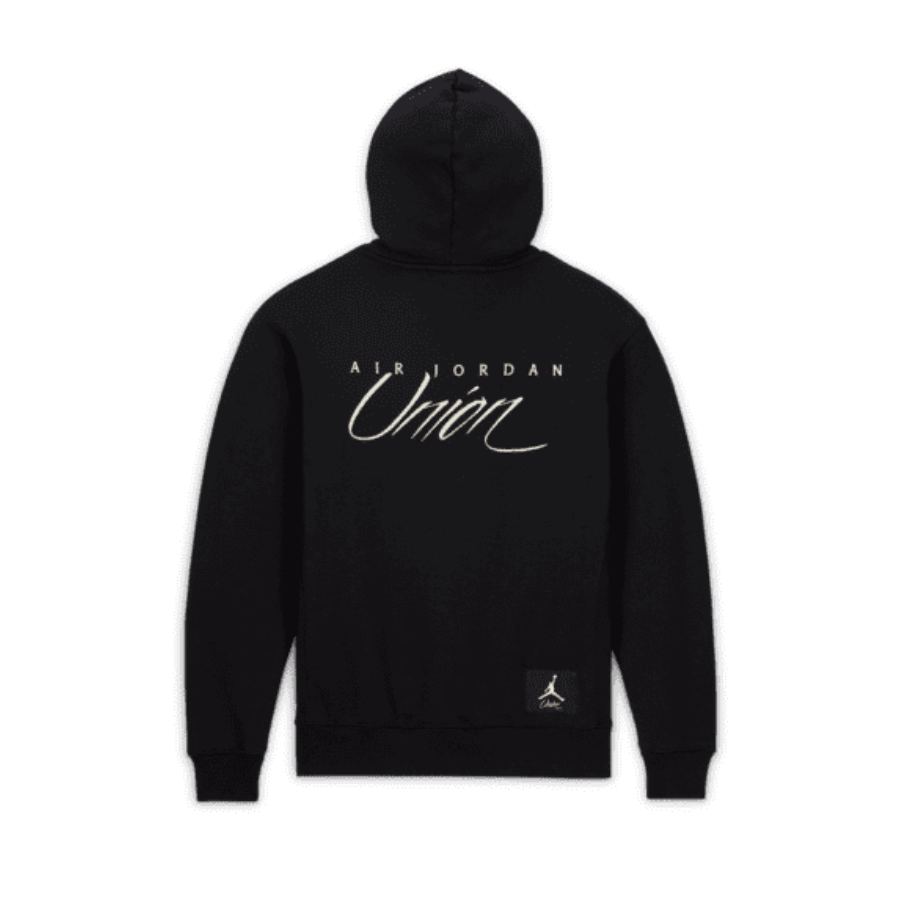 Jordan x Union MJ Fleece Hoodie Black Coconut Milk