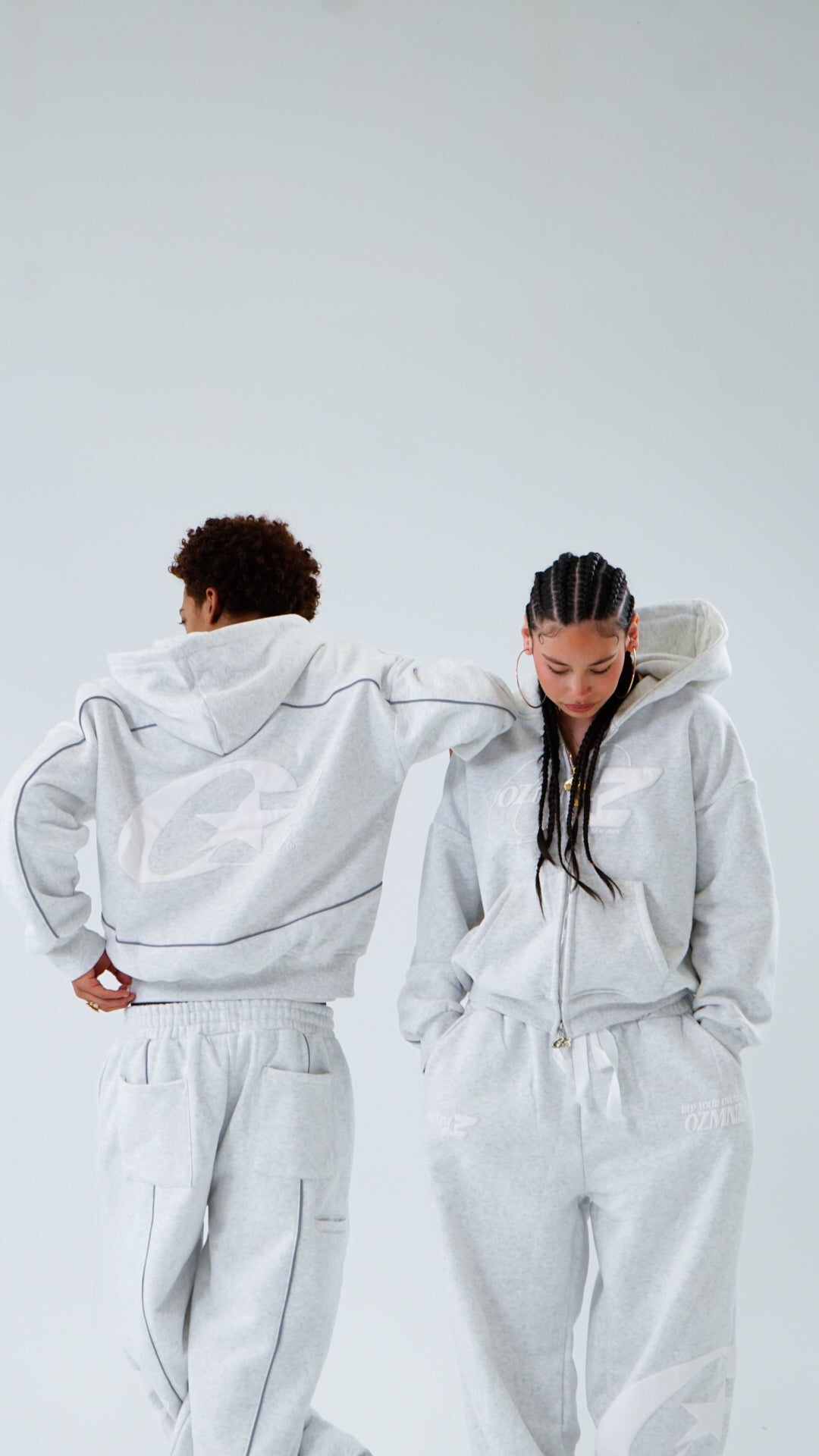 OZMNL Dropoutz V3 Hoodie Snow Grey