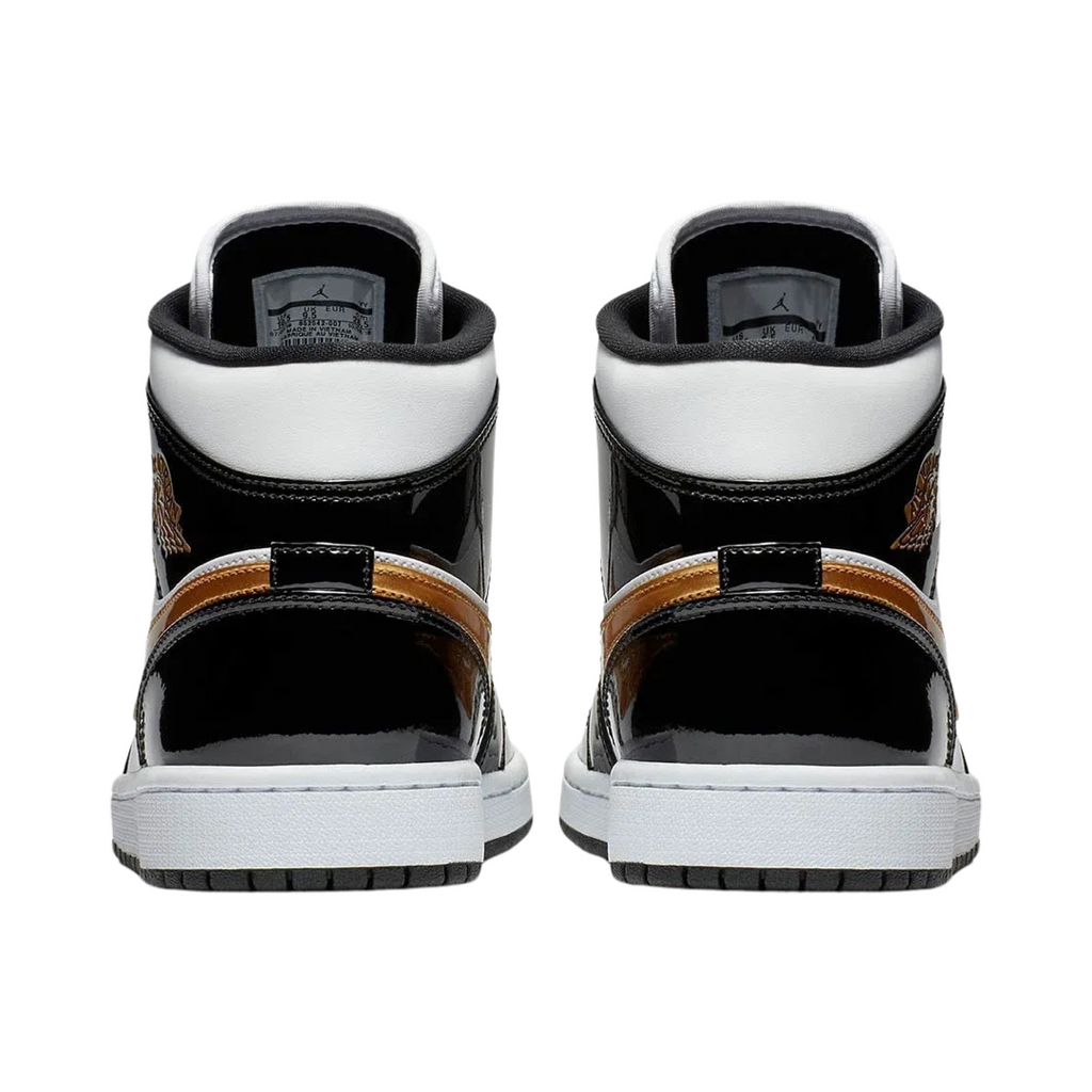 Air Jordan 1 Mid SE Black Metallic Gold