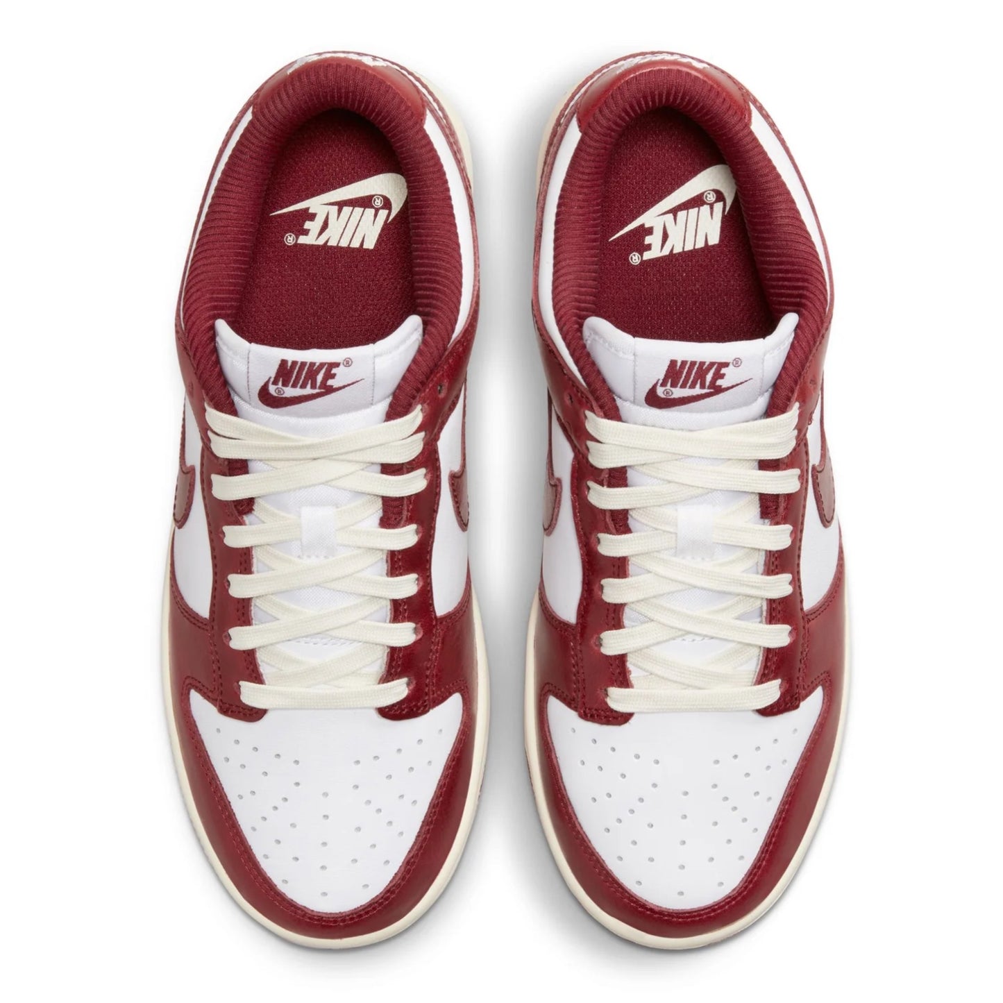 Women's Nike Dunk Low PRM Vintage Team Red White Coconut Milk