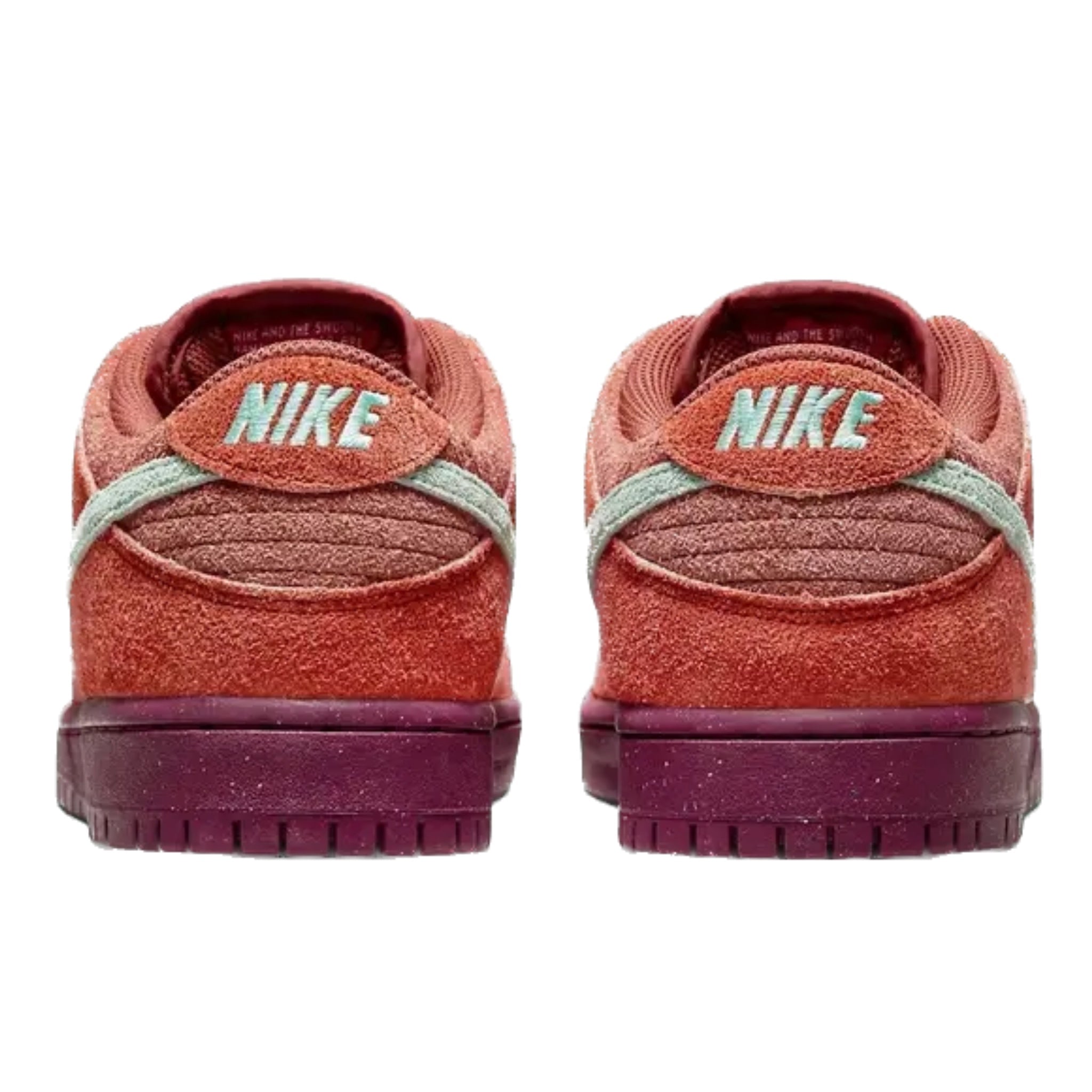 Nike SB Dunk Low Mystic Red Rosewood Emerald Rise Rugged Orange
