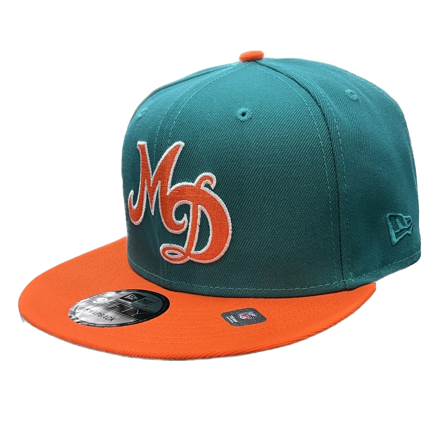 New Era 950 NFL Originals Miami Dolphins Orange Aqua