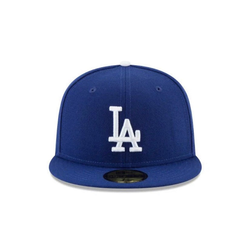 New Era 59Fifty LA Dodgers Team Blue White Cap