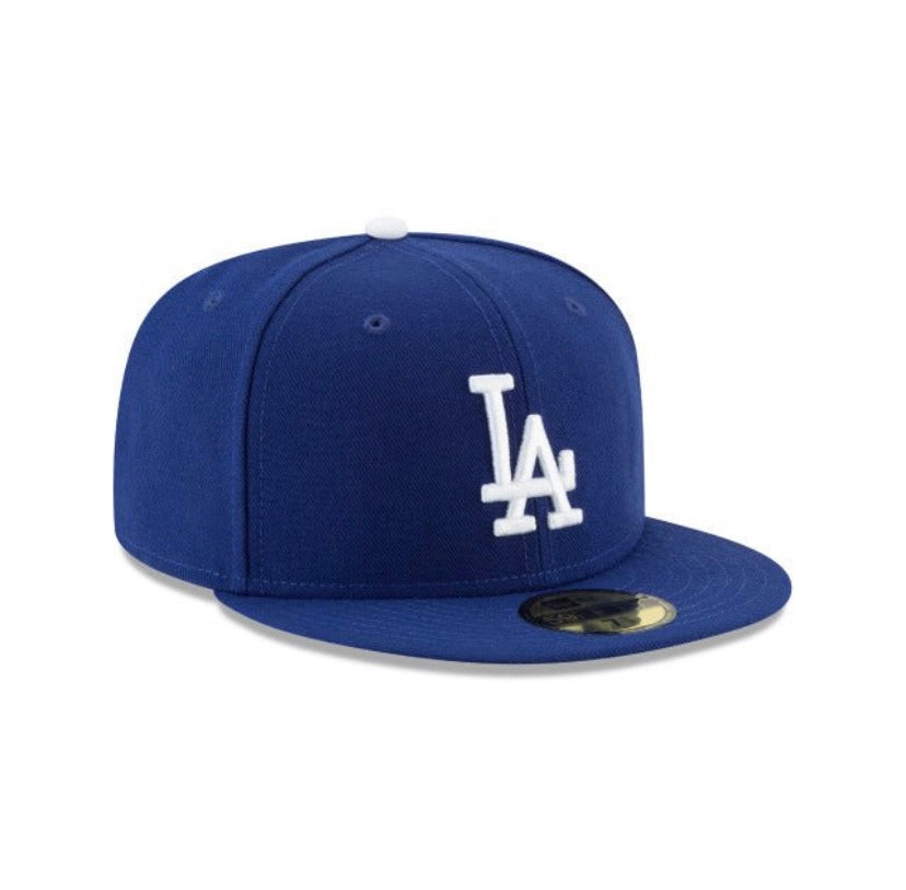 New Era 59Fifty LA Dodgers Team Blue White Cap