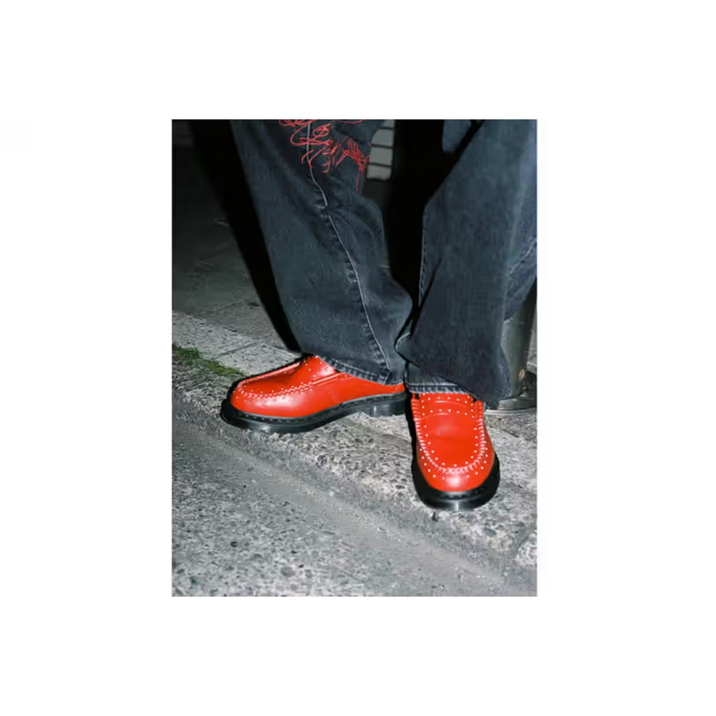 Supreme x Dr. Martens Studded Penton Loafer Red