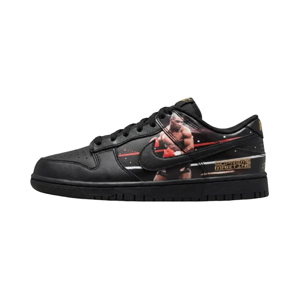 Supreme x Martine Rose Mike Tyson x Nike Dunk Low Black Black White JA1868-001