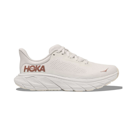 Women's Hoka Arahi 7 D Width White Rose Gold