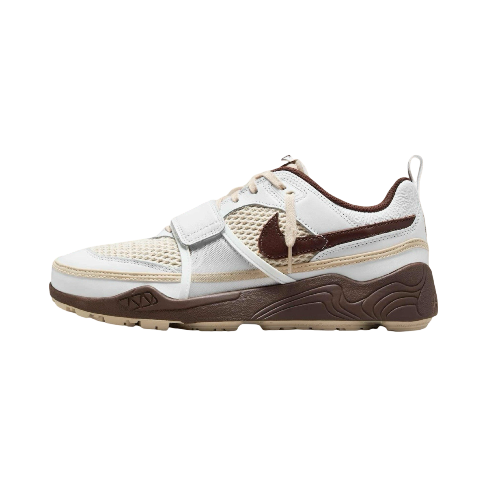 Nike x Travis Scott Zoom Field Jaxx White Light Chocolate