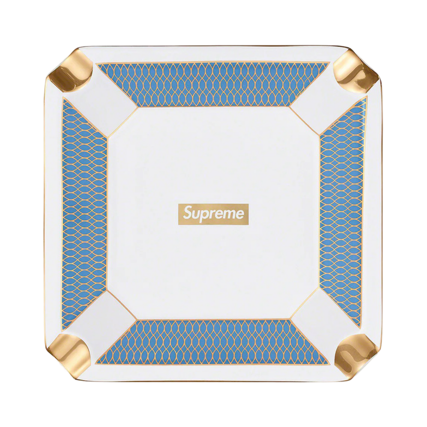 Supreme Ash Tray Blue Gold