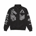 Supreme Worldwide Tricot Track Jacket Black White SS25