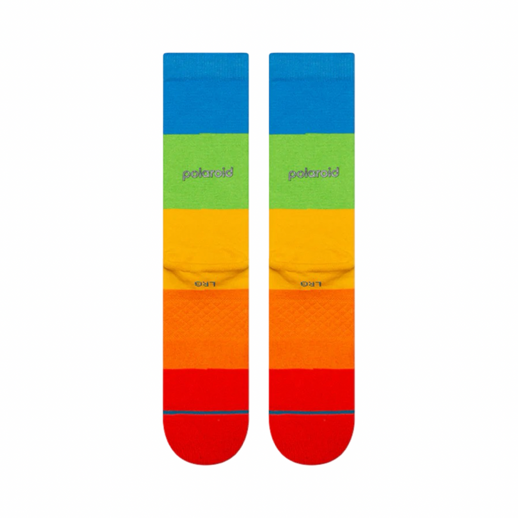 Polaroid x Stance Icon Crew Snapshot Socks Single Pair MultiColour M311D14ICPAB