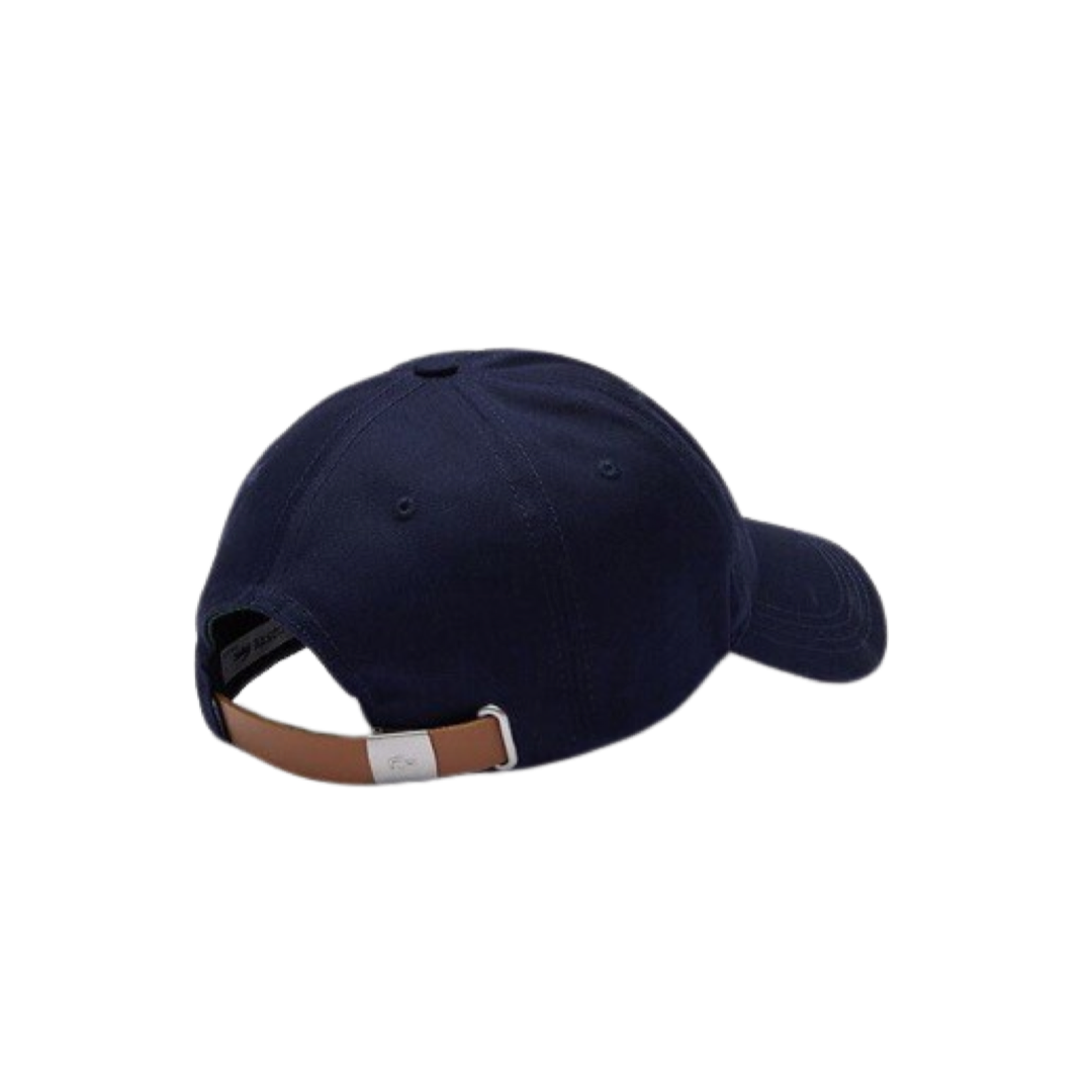 Lacoste Large Embroided Croc Cap Navy Blue