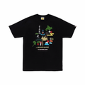 A Bathing Ape Japan Culture Graphic Tee Black