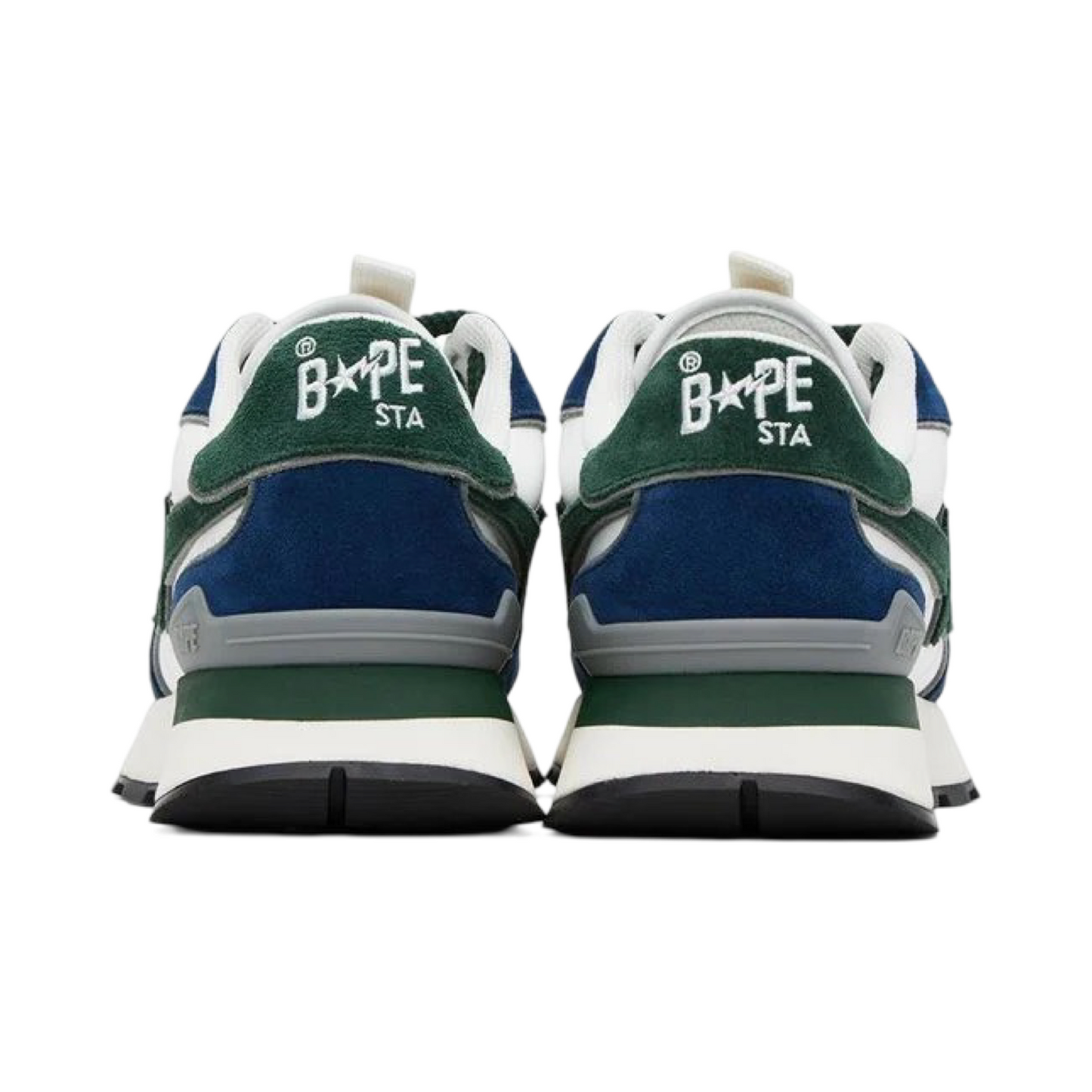 Bape Roadsta White Green Navy