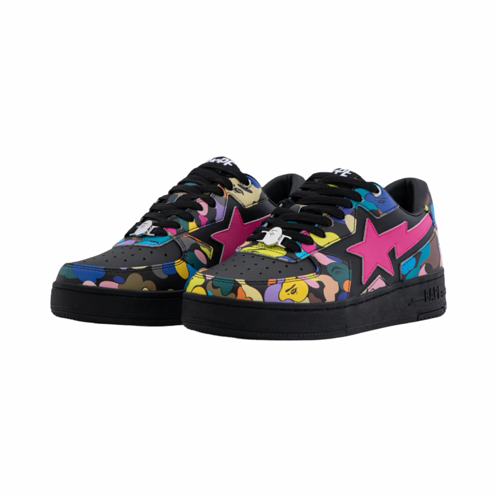 A Bathing Ape Bapesta Icon M2 Black Multi